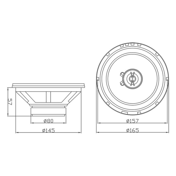 Głośniki BLOW WH-1616 6.5 Cali / 16,5 cm