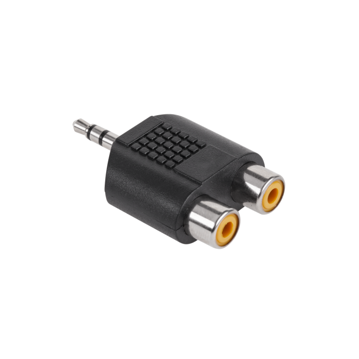 Adapter 2 x RCA F - Jack 3,5mm M