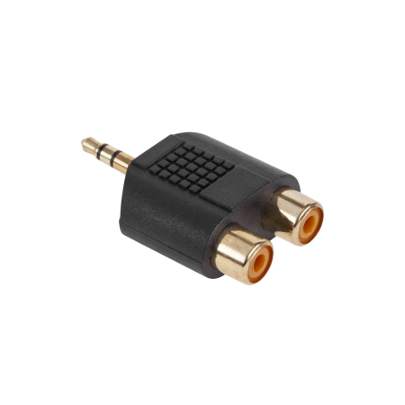 Adapter 2 x RCA F - Jack 3,5mm M