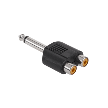 Adapter 2 x RCA F - Jack 6,3mm M