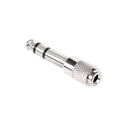 Adapter Jack 3,5mm F - Jack 6,3mm M stereo