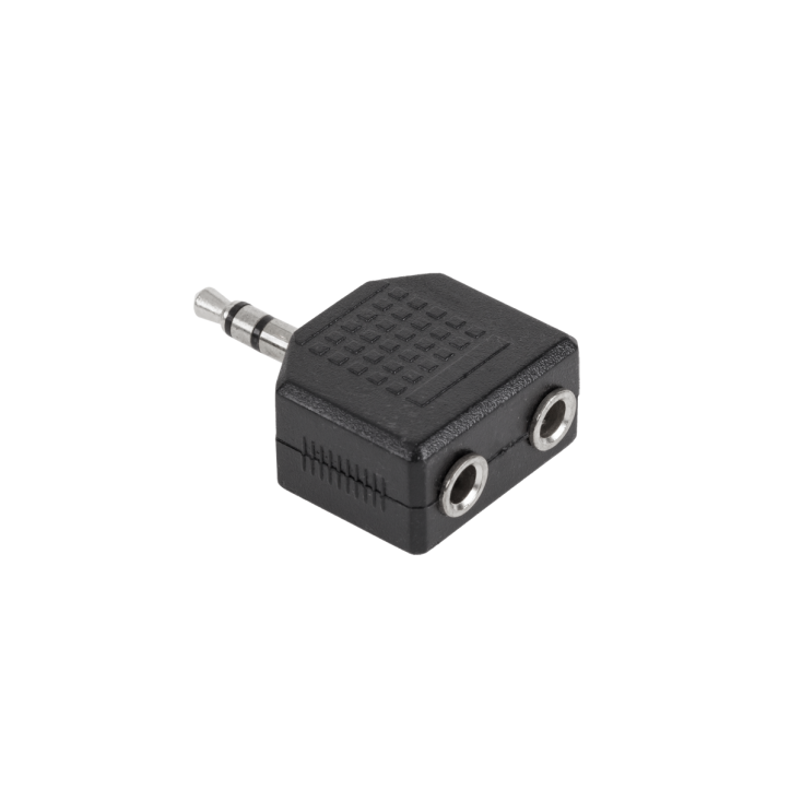 Adapter 2 x Jack 3,5mm F - Jack 3,5mm M
