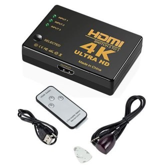 Switch HDMI 4K z pilotem