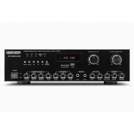 Wzmacniacz stereo Bletooth USB SD AV 868