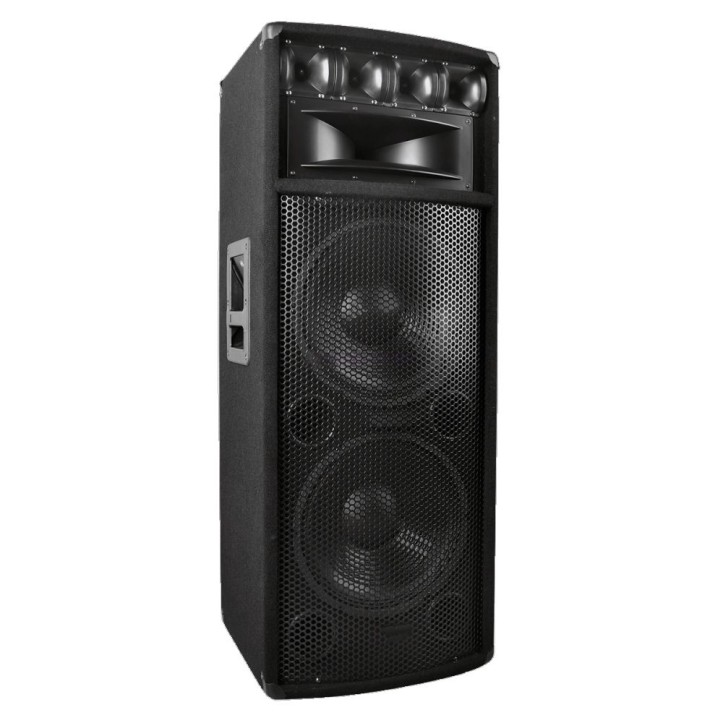 Zestaw Estradowy 1600W Kolumny + PowerMikser 4 kanały