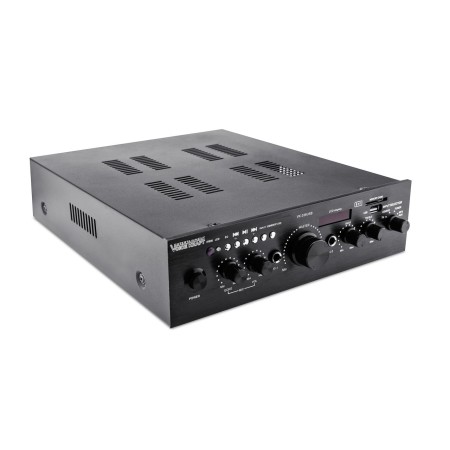 Nagłośnienie Zestaw Stereo Kolumny Wzmacniacz BT USB SD + pilot