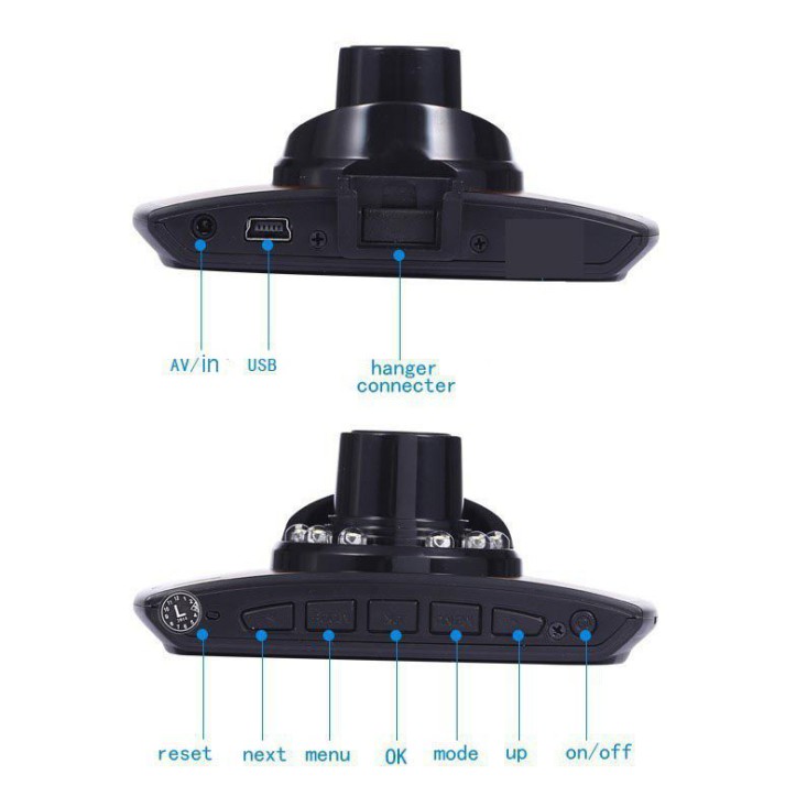 Rejestrator samochodowy DVR 1080P Full HD