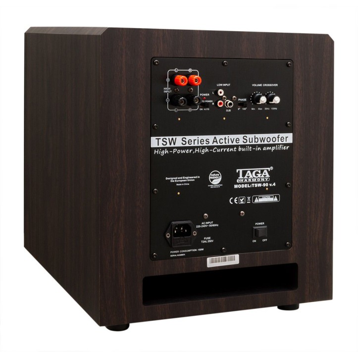 Subwoofer aktywny TAGA HARMONY TSW-90 Modern Wenge