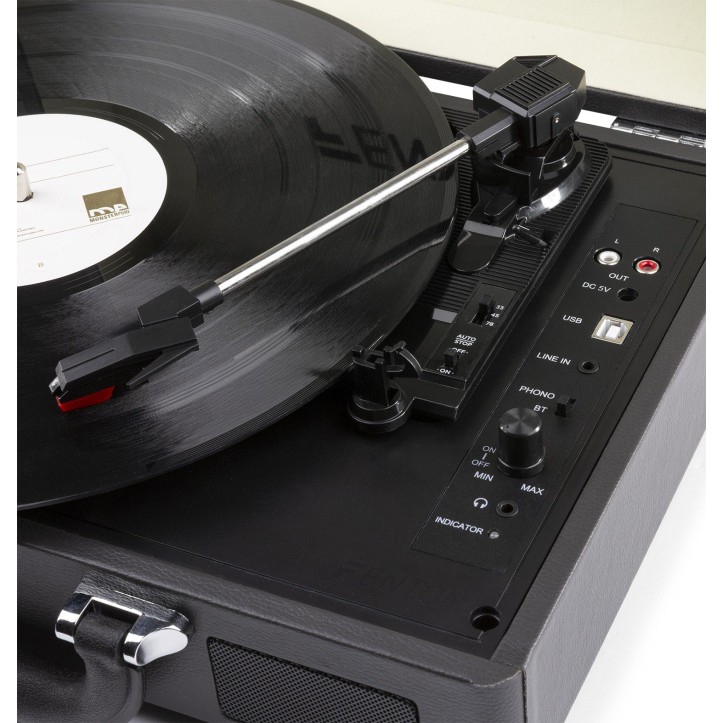 Gramofon Fenton RP115 z USB walizka wersja czarna