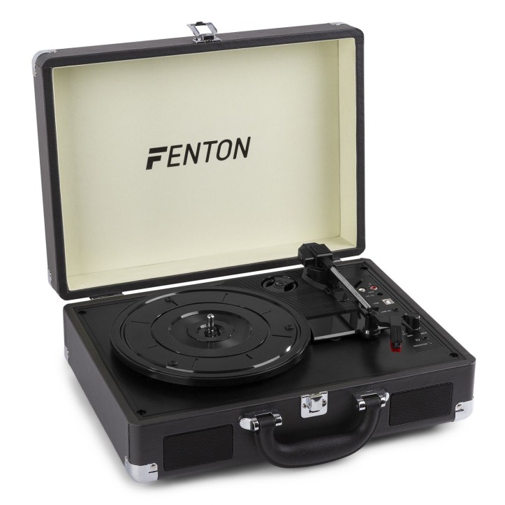 Gramofon Fenton RP115 z USB walizka wersja czarna