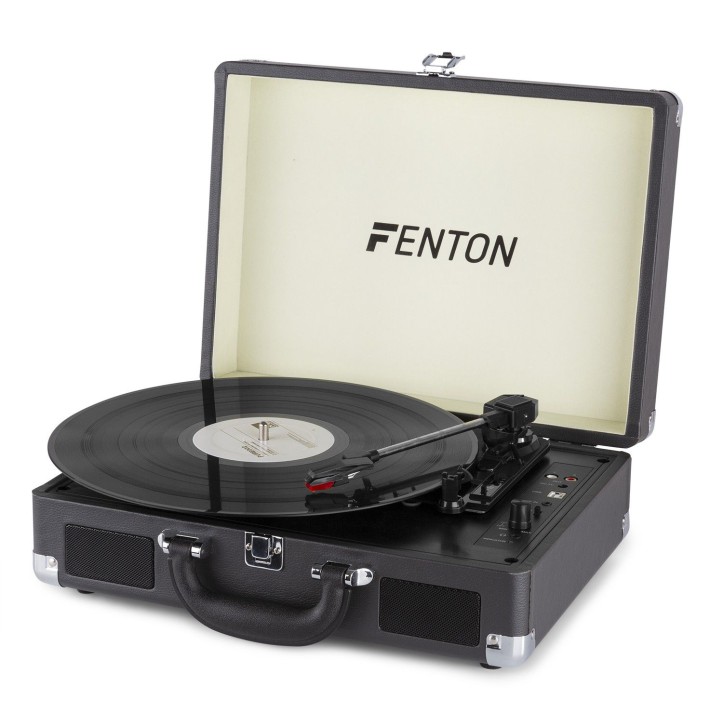 Gramofon Fenton RP115 z USB walizka wersja czarna