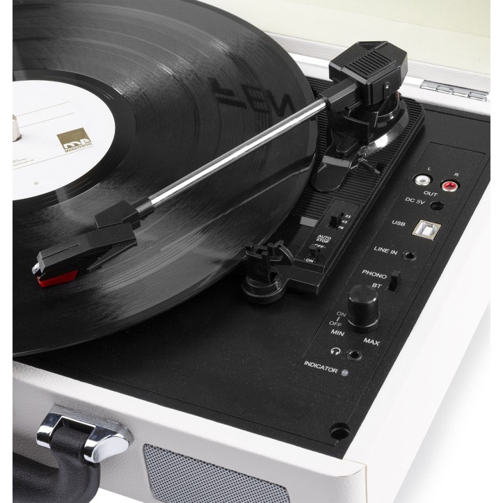 Gramofon Fenton RP115D z USB walizka wersja biała