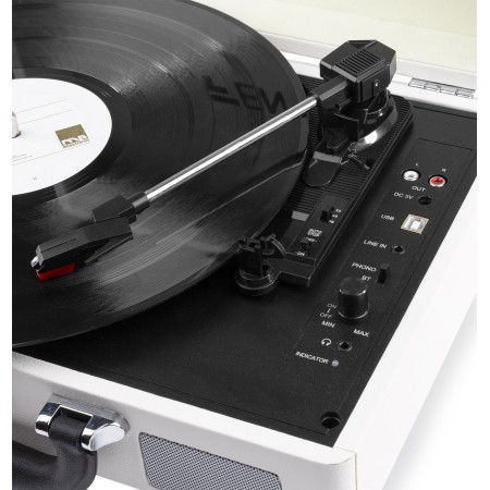 Gramofon Fenton RP115D z USB walizka wersja biała