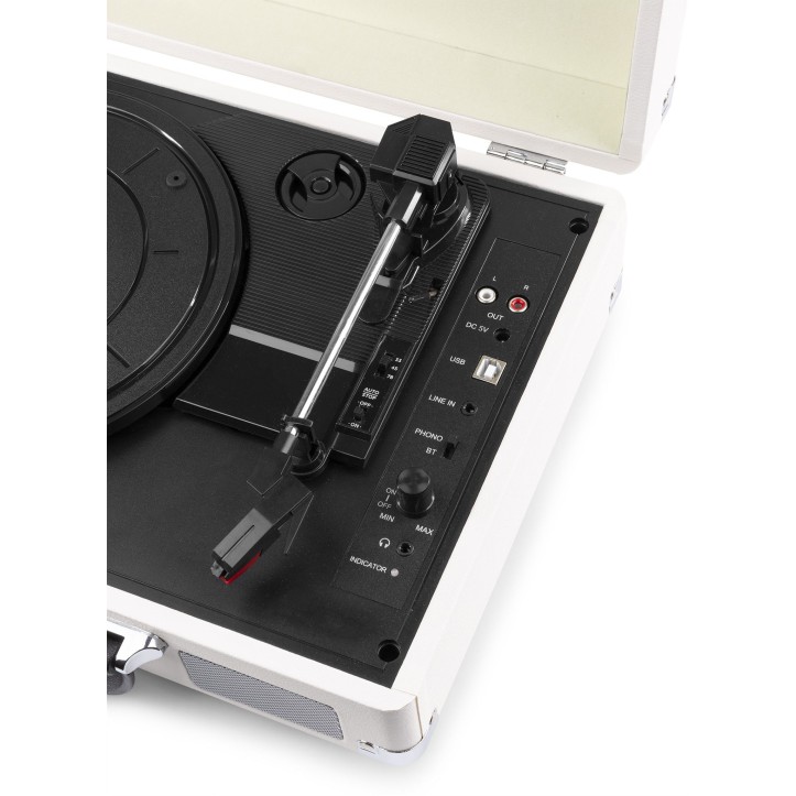 Gramofon Fenton RP115D z USB walizka wersja biała