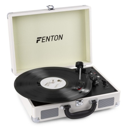 Gramofon Fenton RP115D z USB walizka wersja biała