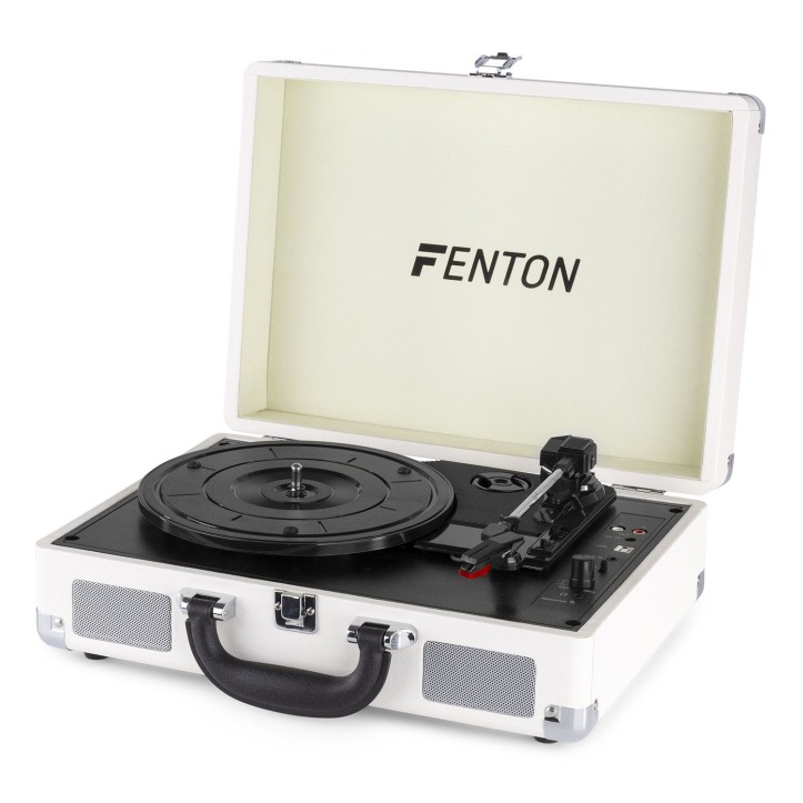 Gramofon Fenton RP115D z USB walizka wersja biała