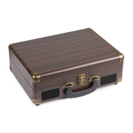 Gramofon Fenton RP115B z USB walizka wersja brąz