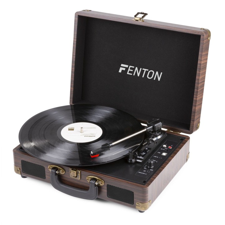 Gramofon Fenton RP115B z USB walizka wersja brąz