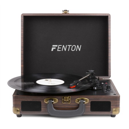 Gramofon Fenton RP115B z USB walizka wersja brąz