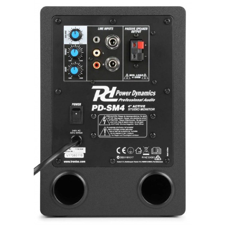 Aktywne Monitory Studyjne Power Dynamic PDSM-4