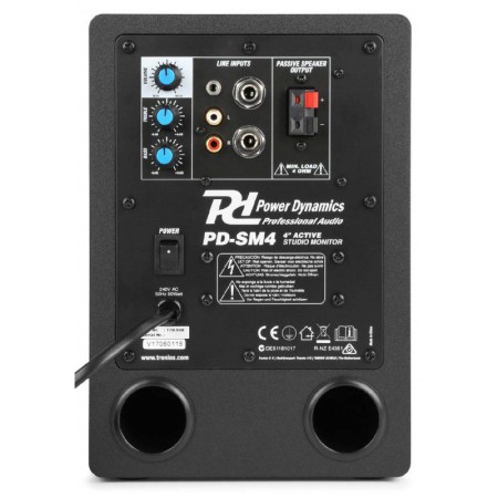 Aktywne Monitory Studyjne Power Dynamic PDSM-4