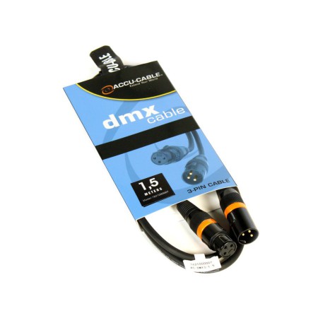 Kabel DMX XLR M - XLR F 110ohm 1,5m
