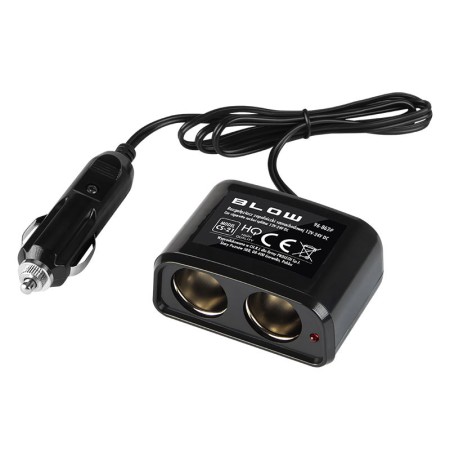 Rozgałęźnik Zapalniczki samochodowej 1xWT/2xGN + kabel CS-21