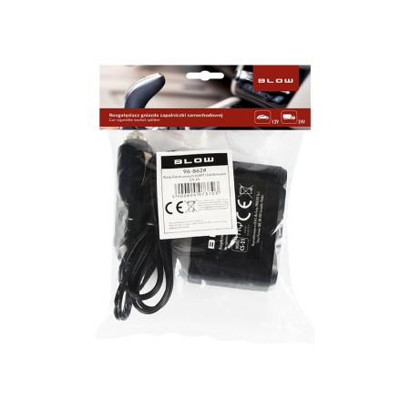 Rozgałęźnik Zapalniczki samochodowej 1xWT/2xGN + kabel CS-21