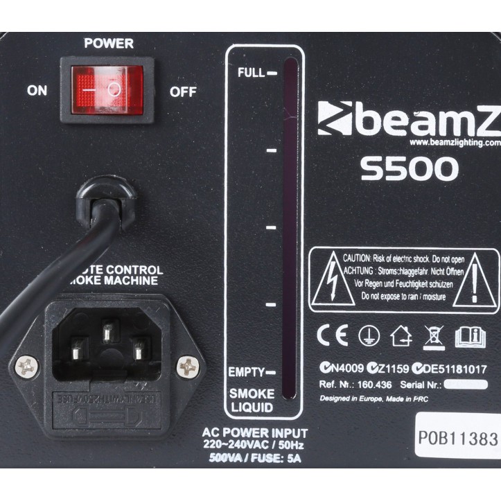 Maszyna do Dymu Beamz S500 500W