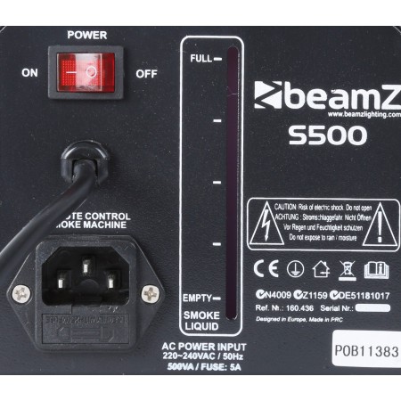 Maszyna do Dymu Beamz S500 500W