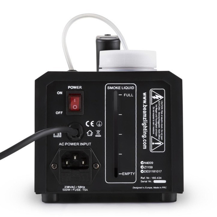 Wytwornica dymu BeamZ S500 + 1,25 l płynu