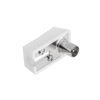 Wtyk anten TV na kabel kątowy duży