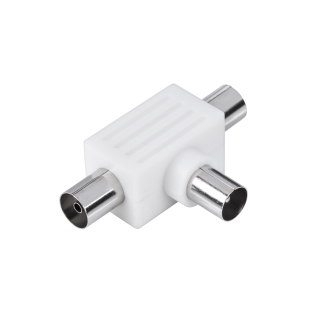 Złącze trójnik indukcyjny wtyk TV - 2x gniazdo TV