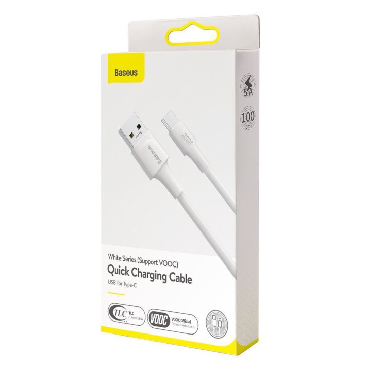Kabel Baseus USB - USB typ C VOOC Quick Charge 3.0 5 A