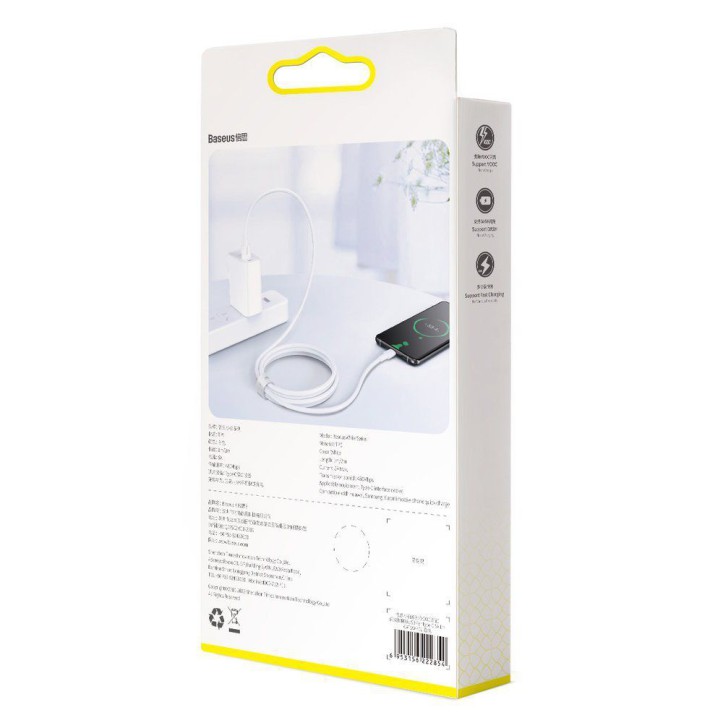 Kabel Baseus USB - USB typ C VOOC Quick Charge 3.0 5 A