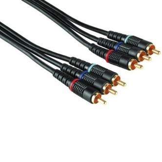 Kabel 3 RCA - 3 RCA 2m Hama