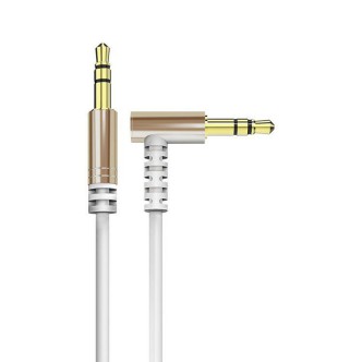 Dudao kątowy kabel przewód AUX mini jack 3.5mm 1m