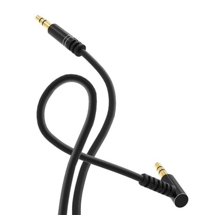 Dudao kątowy kabel przewód AUX mini jack 3.5mm 1m