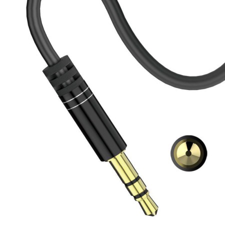 Dudao kątowy kabel przewód AUX mini jack 3.5mm 1m