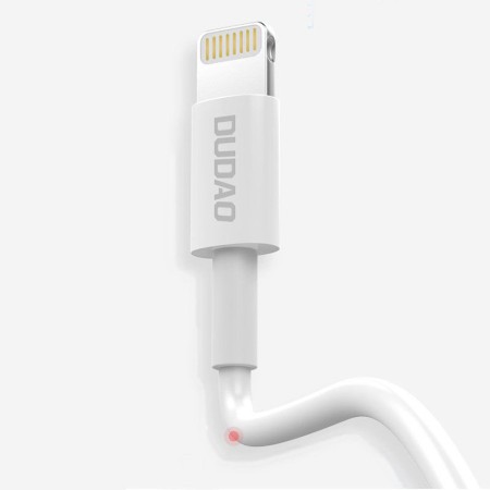 Dudao przewód kabel USB / Lightning 3A 1m biały