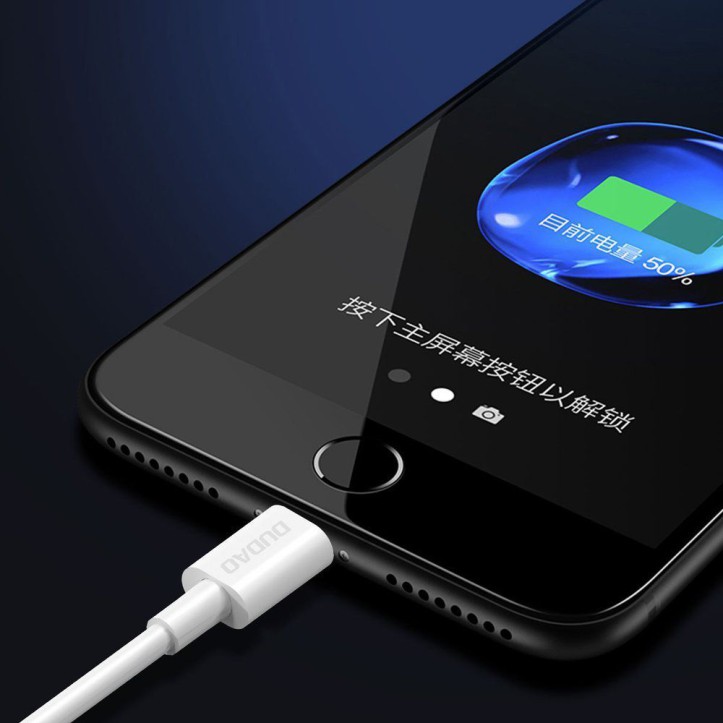 Dudao przewód kabel USB / Lightning 3A 1m biały