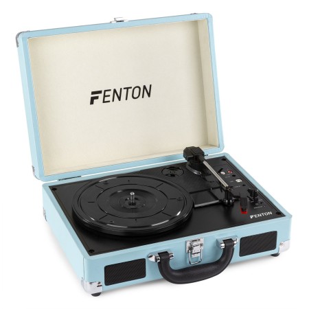 Gramofon Fenton RP115B z USB walizka wersja miętowa