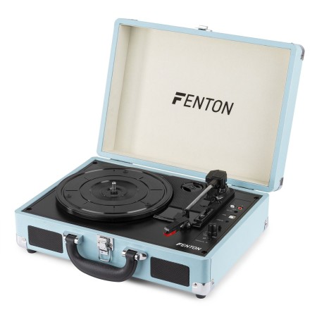 Gramofon Fenton RP115B z USB walizka wersja miętowa