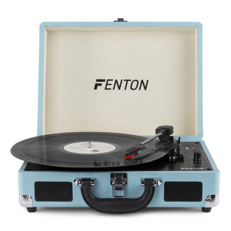 Gramofon Fenton RP115B z USB walizka wersja miętowa
