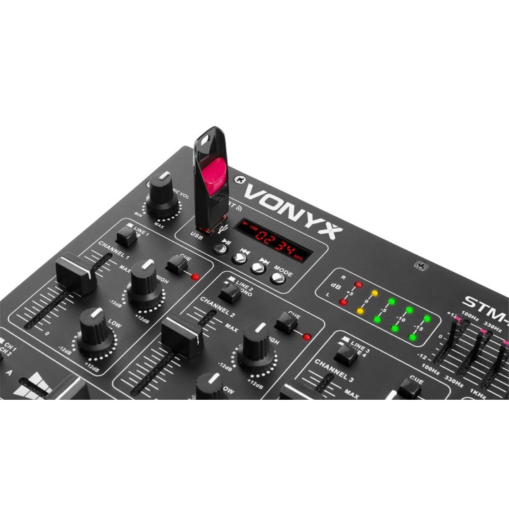 Mikser 4-kanałowy Vonyx STM-2290 z USB MP3 BT