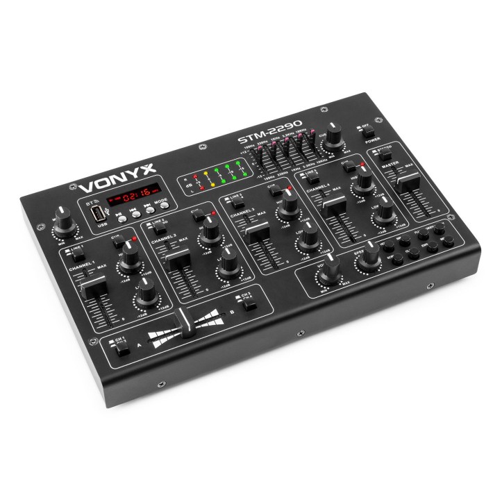 Mikser 4-kanałowy Vonyx STM-2290 z USB MP3 BT