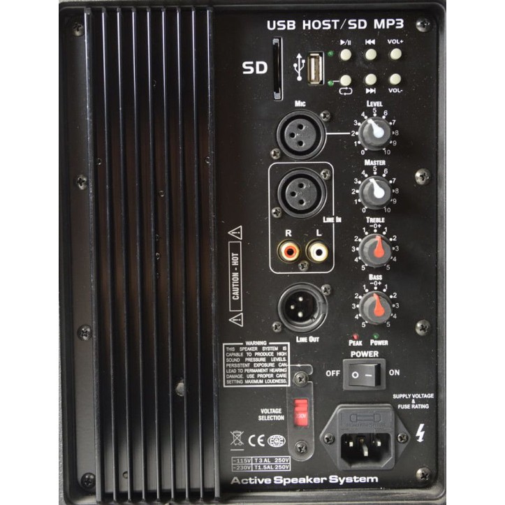 Kolumna Aktywna Voice Kraft 10" z USB/SD
