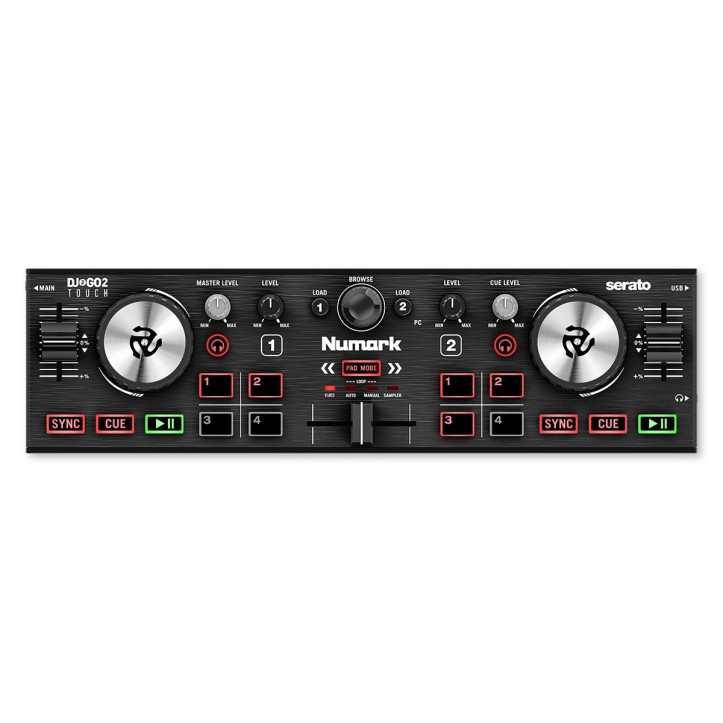 Kontroler DJski Numark DJ2GO2 Touch - kontroler DJ