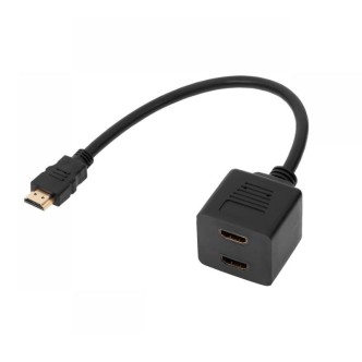 Adapter HDMI wtyk - 2x gniazdo HDMI