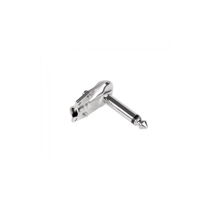 Wtyk Jack 6.3 mono metal kątowy